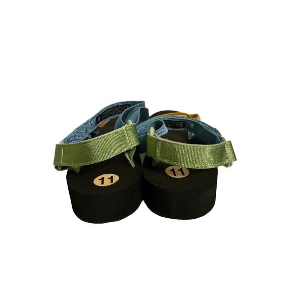 Colorful Women's Flatform Teva Sandals - Picture 5 of 9